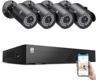 📷 enhanced security camera system: mtm 5mp outdoor cameras, 8 channel h.265+ surveillance dvr, ip66 waterproof wired cctv, 100ft night vision, motion alert, remote access logo