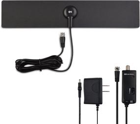 img 4 attached to 📺 Cable Matters Slim Amplified HDTV Antenna for Indoors with Stand