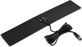 img 3 attached to 📺 Cable Matters Slim Amplified HDTV Antenna for Indoors with Stand