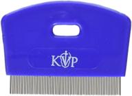 🐱 effortless feline flea removal with kvp stainless steel cat flea comb logo