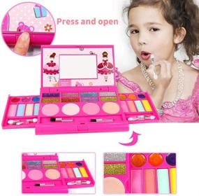 img 3 attached to 👸 Pretend Princess Birthday Party Set with Children's Cosmetics