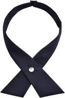 criss cross school uniform bowties navy logo