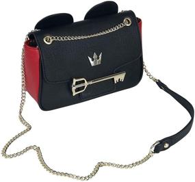 img 4 attached to Stylish Kingdom Hearts Mickey Mouse Key Crossbody Bag by Loungefly: A Must-Have Accessory!