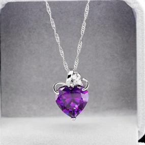 img 2 attached to Uloveido Necklace Crystal Girlfriend N437