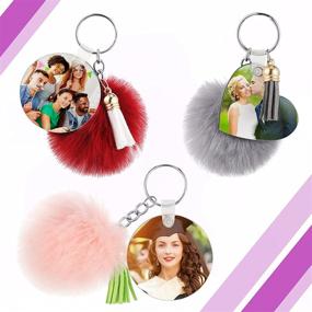 img 1 attached to Sublimation Keychain Printing Holiday Graduation