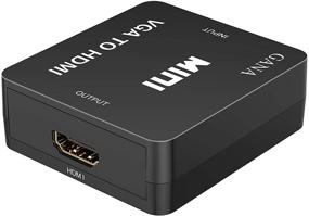 img 2 attached to 🔌 GANA VGA to HDMI Converter Adapter: 1080P Full HD Mini VGA to HDMI with Audio and USB Cable Support for PC, Laptop, HDTV, and Projector (Black)