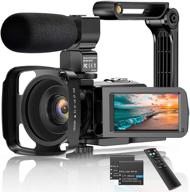 ultra hd 36mp vlogging camera for youtube with night vision, touch screen, digital zoom, and stabilizer - 2.7k video camcorder logo