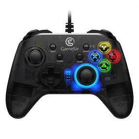 img 4 attached to Optimized Wired PC Game Controller: GameSir T4w for Windows 7/8/8.1/10 with LED Backlight, Gamepad for PC featuring Dual-Vibration Turbo and Trigger Buttons