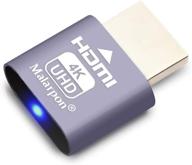 🔌 hdmi заглушка-эмулятор без головки дисплея ddc edid headless ghost - поддержка графического ускорения до 3840x2160@60hz для windows mac osx linux - 1p логотип