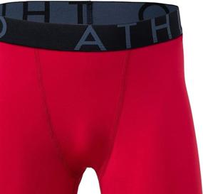 img 1 attached to ATHLIO Compression Shorts Active Baselayer Boys' Clothing : Active
