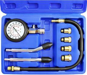 img 4 attached to High-Performance JIFETOR Engine Compression Tester Gauge Kit for Small Gas Engines in Automotive, Motorcycle, 🚀 Auto, Outboard Motor, Snowmobile, and ATV - Complete Cylinder Test Pressure Gage Tool Set with Adapters