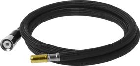 img 1 attached to 🚰 Enhance Your Sink with KOHLER 1114379-BC Hose Kit, 66" (Black or Grey Color Options)