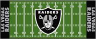 fanmats футбольный раннер oakland raiders логотип