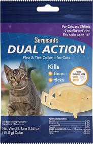 img 1 attached to 🐱 Sergeant's PET Products 3287: The Ultimate Dual Action Flea & Tick Collar for Cats