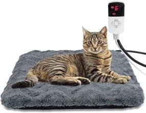 img 4 attached to 🐾 GASUR Pet Heating Pad: Adjustable Temperature, Waterproof & Chew Resistant - Ultimate Comfort for Dogs and Cats