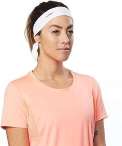 img 1 attached to 🧢 Halo I Tie Sweatband: Custom Fit and No-Slip for Both Men and Women - Black