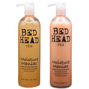 img 2 attached to Revitalize Your Hair with Bed Head Moisture Shampoo 🌿 and Conditioner! 25.36 Fl. Oz. 750 Ml Each for Intense Hydration