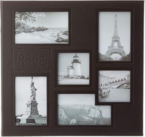 img 2 attached to 📷 Альбом Pioneer BBM/L Travel Collage Frame Post Bound 12x12 - коричневый