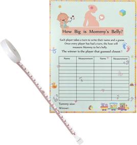img 1 attached to Gerry's-3 Best Selling Baby Shower Games: Did Baby Poop Scratch Off, Pin The Pacifier & Tummy Tape Game – Money Saving Games for Boys and Girls