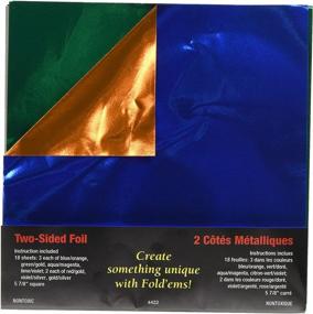 img 2 attached to 🎨 Yasutomo Fold 'EMS Origami Double-Sided Foil Paper 5.875" 18/Pkg-Assorted