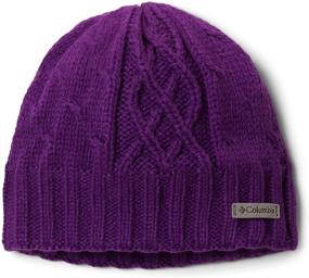 img 2 attached to 🧶 Columbia Girls' Cabled Cutie II Beanie: Style, Warmth, and Comfort Combined!