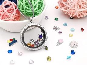 img 2 attached to 🎁 Personalized Floating Locket Necklace: Perfect Birthday Gift for Girls of All Ages from 6th to 30th!