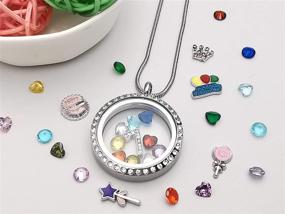 img 1 attached to 🎁 Personalized Floating Locket Necklace: Perfect Birthday Gift for Girls of All Ages from 6th to 30th!