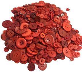 img 2 attached to levylisa Assorted Red Buttons Mix: Small, Medium, Kids and Children, Sewing and Crafts - 500 PCS