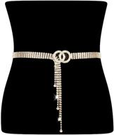 rhinestone diamond fashion crystal whippy women's accessories and belts logo