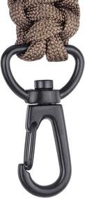 img 2 attached to Sportmusies Adjustable Paracord Keychain Carabiner