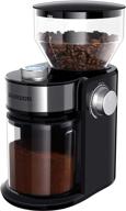 ☕ precision at your fingertips: shardor electric burr coffee grinder 2.0 - black logo