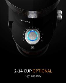 img 1 attached to ☕ Precision at your Fingertips: SHARDOR Electric Burr Coffee Grinder 2.0 - Black