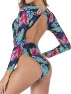 tengweng fashion floral swimsuit swimwear: stylish women's clothing for summer logo