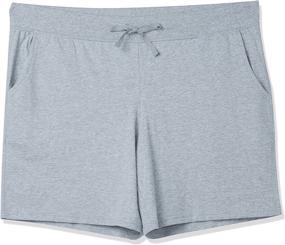 img 4 attached to 👗 Comfortable and Stylish: Hanes Women's Jersey Short for Chic and Relaxed Loungewear