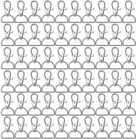 img 4 attached to 🔗 Pack of 60 Swivel Snap Hooks for Lanyards and Sewing Projects - Premium Quality with 3/4” Inside Width