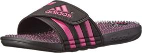 img 4 attached to Adidas Women's Adissage Shoes: White Black Stylish Athletic Footwear for Women