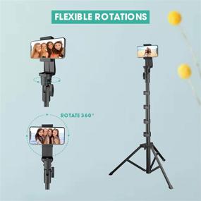 img 2 attached to 📸 TODI Dimmable Selfie Ring Light with Stand, Phone Holder, and Tripod Stand - Ideal for TikTok, YouTube, Live Streaming, Makeup, Photography Lighting - Compatible with iPhone and Android