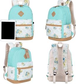 img 1 attached to 🌻 BLUBOON Sunflower School Backpack Bookbag E0057