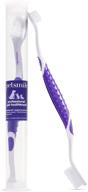 petsmile professional dog toothbrush: dual-ended 45° bristles for small and large pets, promotes healthy gums and oral hygiene, vohc approved logo