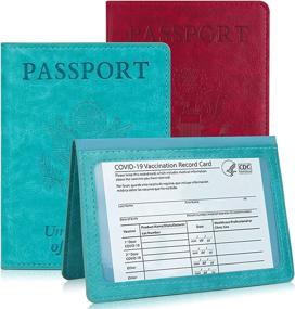 img 4 attached to Pack Passport Vaccine Holder Combo Travel Accessories
