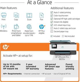 img 1 attached to HP OfficeJet Pro 8035E Wireless Color All-In-One Printer (Oasis) With Up To 12 Months Instant Ink With HP (1L0H7A)