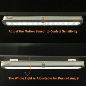 img 3 attached to 💡 BLS T01LB Super Bright 20 LED Motion Sensor Light – Battery Operated Closet Light