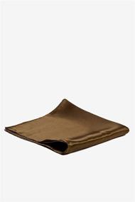 img 3 attached to 🎩 Cocoa Brown Silk Pocket Square: Elevate Your Style with Men's Accessories