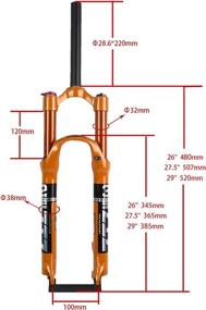 img 3 attached to ZTZ Mountain Front Fork: High-Performance Air Pressure Shock Absorber for Bikes - Magnesium Alloy 26/27.5/29 Shoulder Control