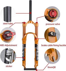 img 2 attached to ZTZ Mountain Front Fork: High-Performance Air Pressure Shock Absorber for Bikes - Magnesium Alloy 26/27.5/29 Shoulder Control