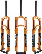 ztz mountain front fork: high-performance air pressure shock absorber for bikes - magnesium alloy 26/27.5/29 shoulder control logo