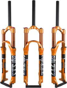 img 4 attached to ZTZ Mountain Front Fork: High-Performance Air Pressure Shock Absorber for Bikes - Magnesium Alloy 26/27.5/29 Shoulder Control