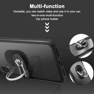 📱 hengbang multipurpose phone bracket with 360 degree rotation - blue phone ring holder & mobile stand for car and home logo