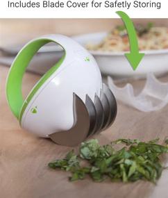 img 3 attached to ZYLISS FastCut Herb Mincer in White, 9 inches