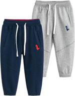 leexiang dinosaur embroidery sweatpants 3 8years boys' clothing : pants logo